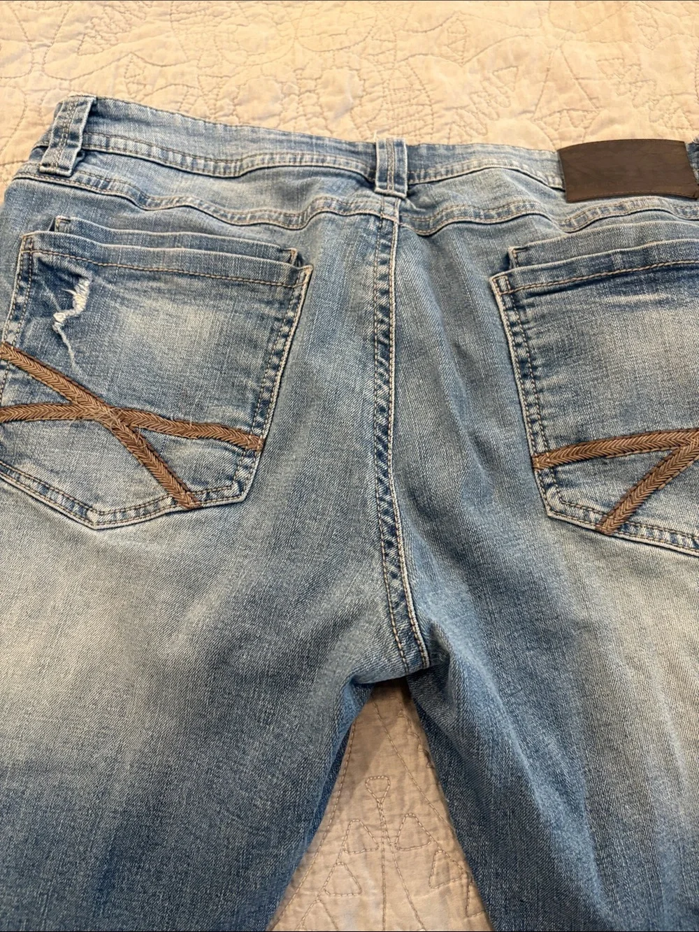 KTK Axel Classic Straight Men's Jeans in Light Blue